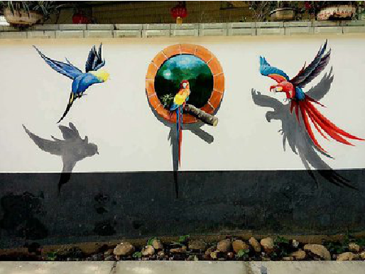 鹰潭视觉错位-3D墙绘设计