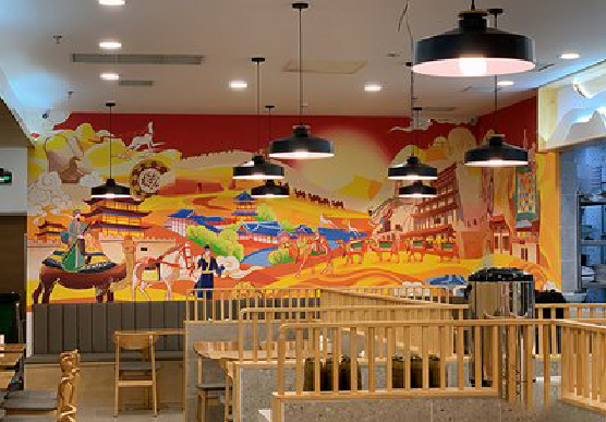 鹰潭商业空间彩绘介绍。