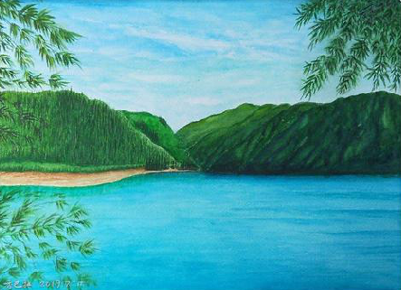 鹰潭在墙绘中，如何绘画绿水青山？