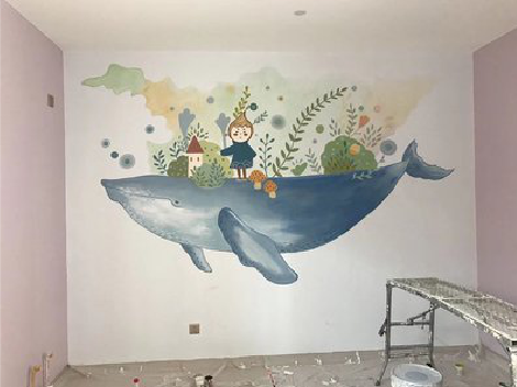 鹰潭手绘墙的特点及优势。